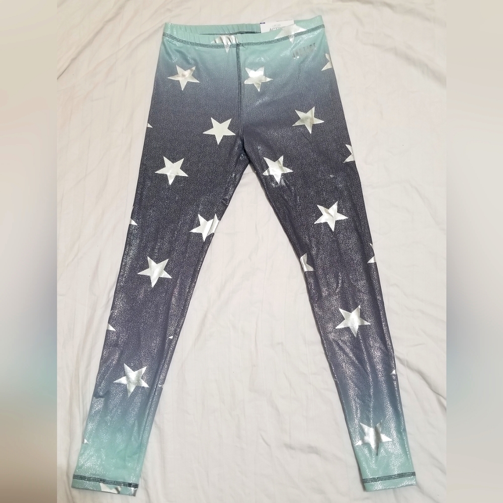 NWT- Girls High Waist Leggings. Justice Active Size 12.